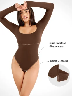Shapewear Cloudsense Seamless Slimming Thong Bodysuits