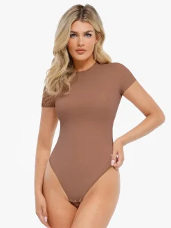 Shapewear Cloudsense Short Sleeve Crew-Neck Bodysuit