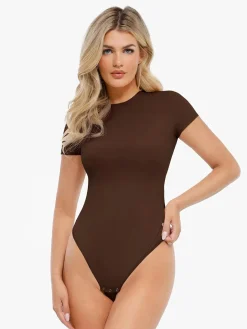Shapewear Cloudsense Short Sleeve Crew-Neck Bodysuit