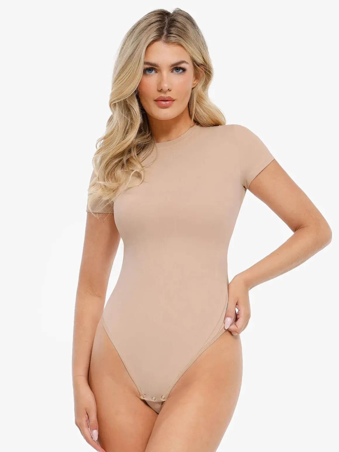 Shapewear Cloudsense Short Sleeve Crew-Neck Bodysuit