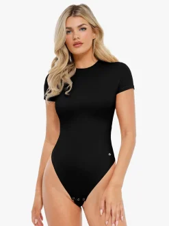 Shapewear Cloudsense Short Sleeve Crew-Neck Bodysuit