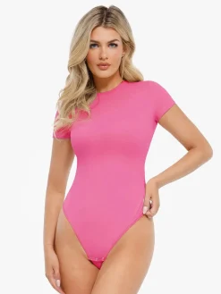 Shapewear Cloudsense Short Sleeve Crew-Neck Bodysuit