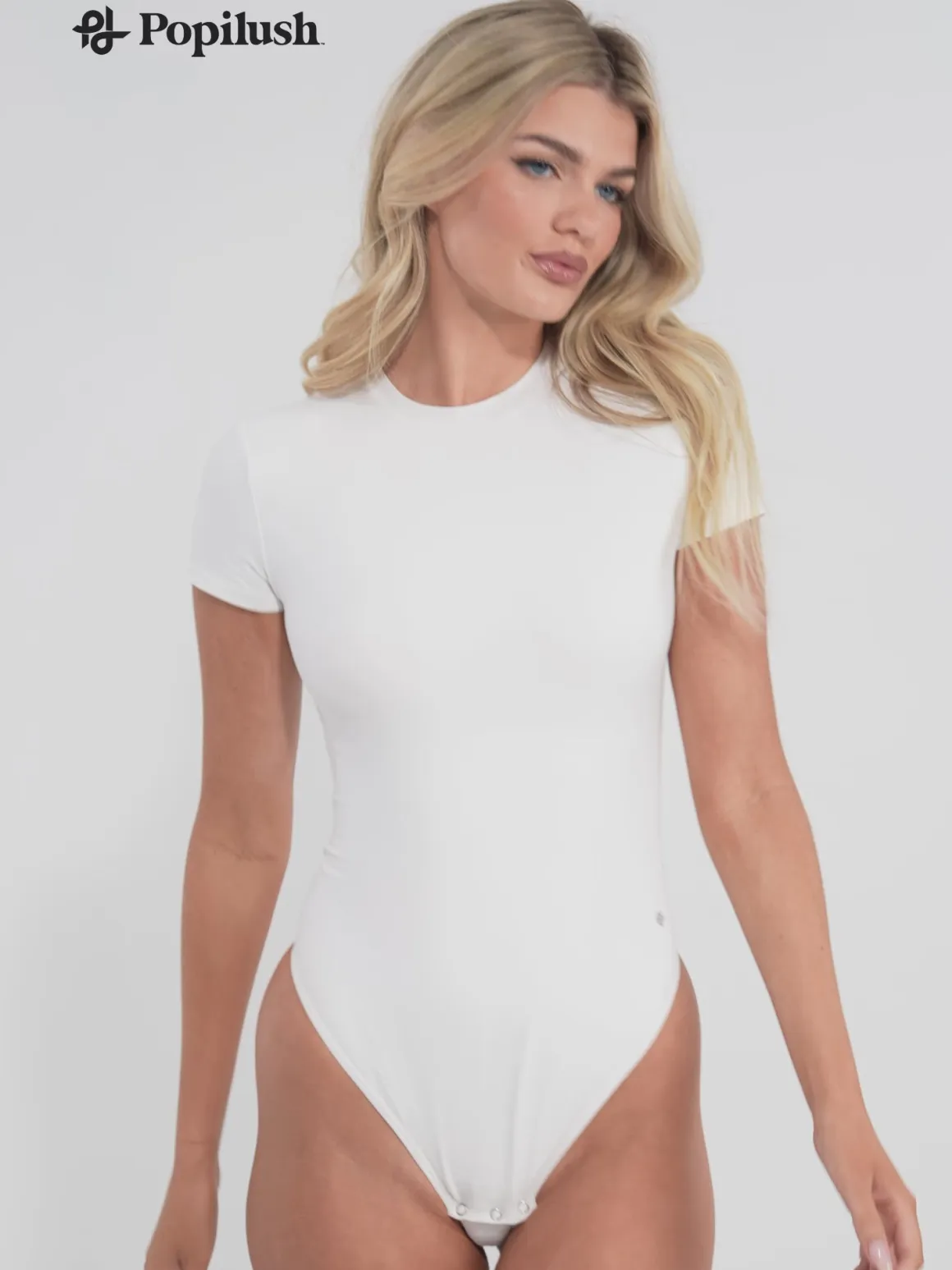 Shapewear Cloudsense Short Sleeve Crew-Neck Bodysuit