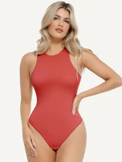 Shapewear Cloudsense Sleeveless Cutaway Round Neck Bodysuit