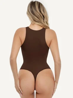 Shapewear Cloudsense Sleeveless Cutaway Round Neck Bodysuit
