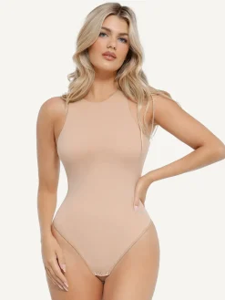 Shapewear Cloudsense Sleeveless Cutaway Round Neck Bodysuit