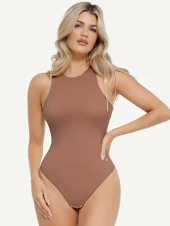 Shapewear Cloudsense Sleeveless Cutaway Round Neck Bodysuit