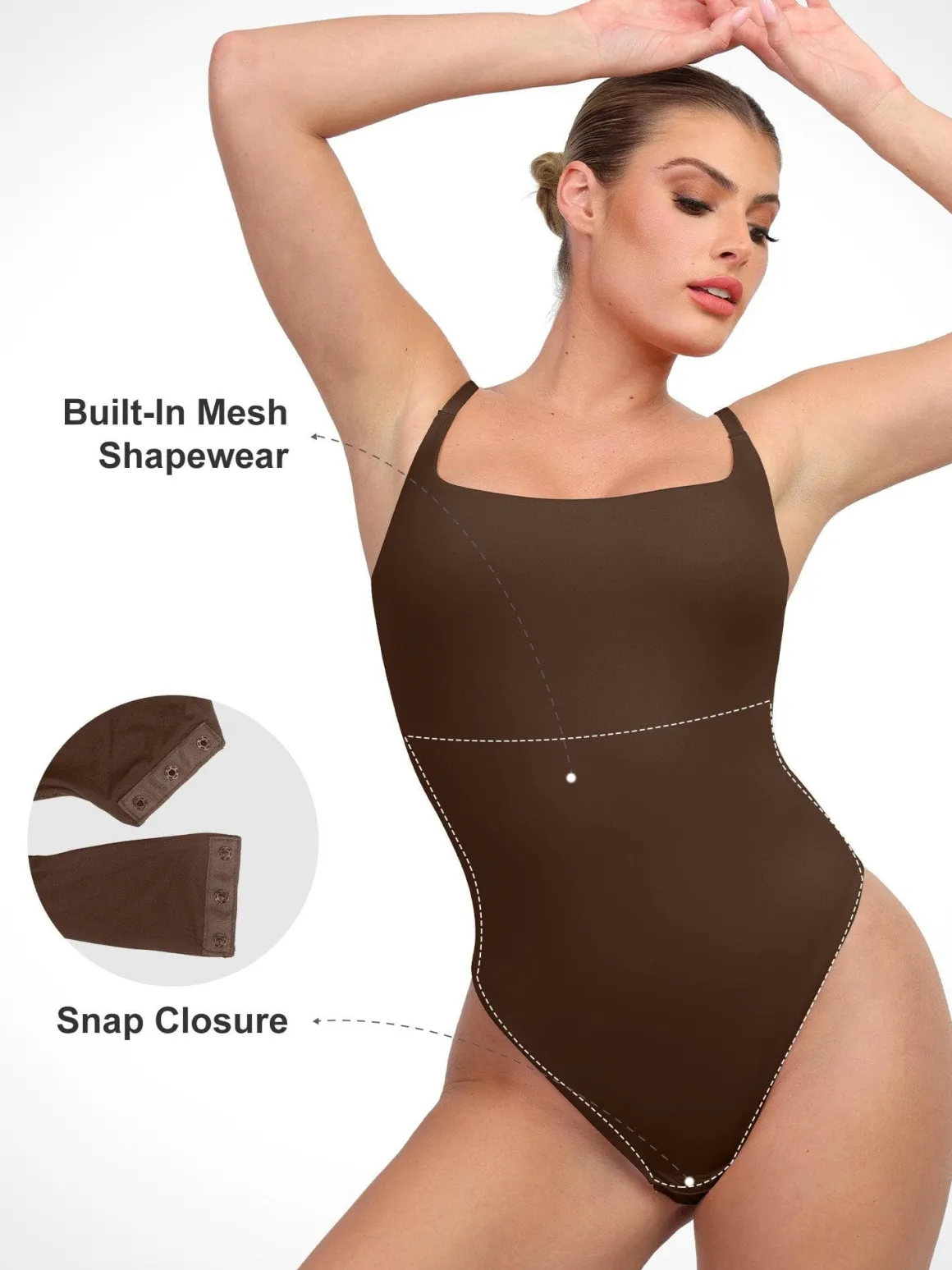 Shapewear CloudSense Soft Sculpting Thong Cami Bodysuit