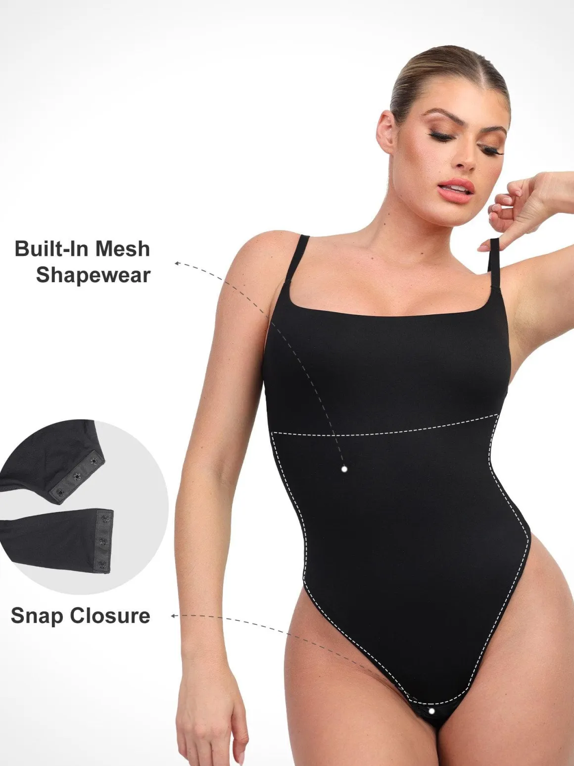 Shapewear CloudSense Soft Sculpting Thong Cami Bodysuit