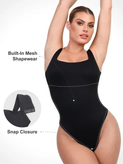 Shapewear CloudSense Tank Neck Low Back Sculpting Bodysuit