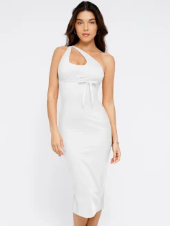 Shapewear Convertible Backless Halter Sculpting Midi Dress