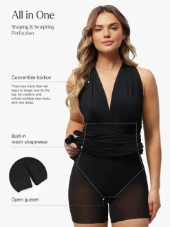 Shapewear Convertible Infinity Sculpting Midi Dress