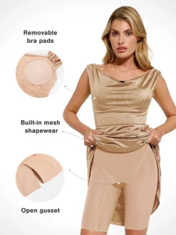 Shapewear Convertible Shine Sculpting Mermaid Dress