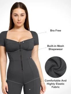 Shapewear Denim Sculpting Dress or Bodysuit or Jumpsuit