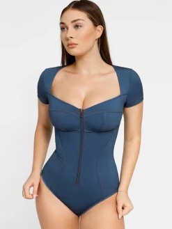 Shapewear Denim Sculpting Dress or Bodysuit or Jumpsuit