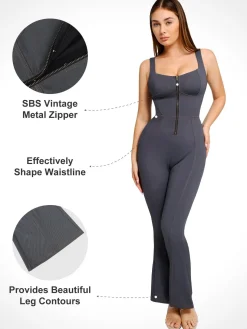 Shapewear Denim Sculpting Dress or Bodysuit or Jumpsuit