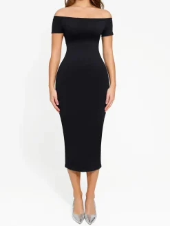 Shapewear Eco-Friendly Off Shoulder Seamless Dress