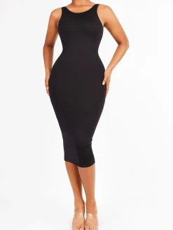 Shapewear Eco-Friendly Sculpting Midi Dress Set