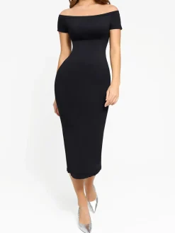 Shapewear Eco-Friendly Sculpting Midi Dress Set
