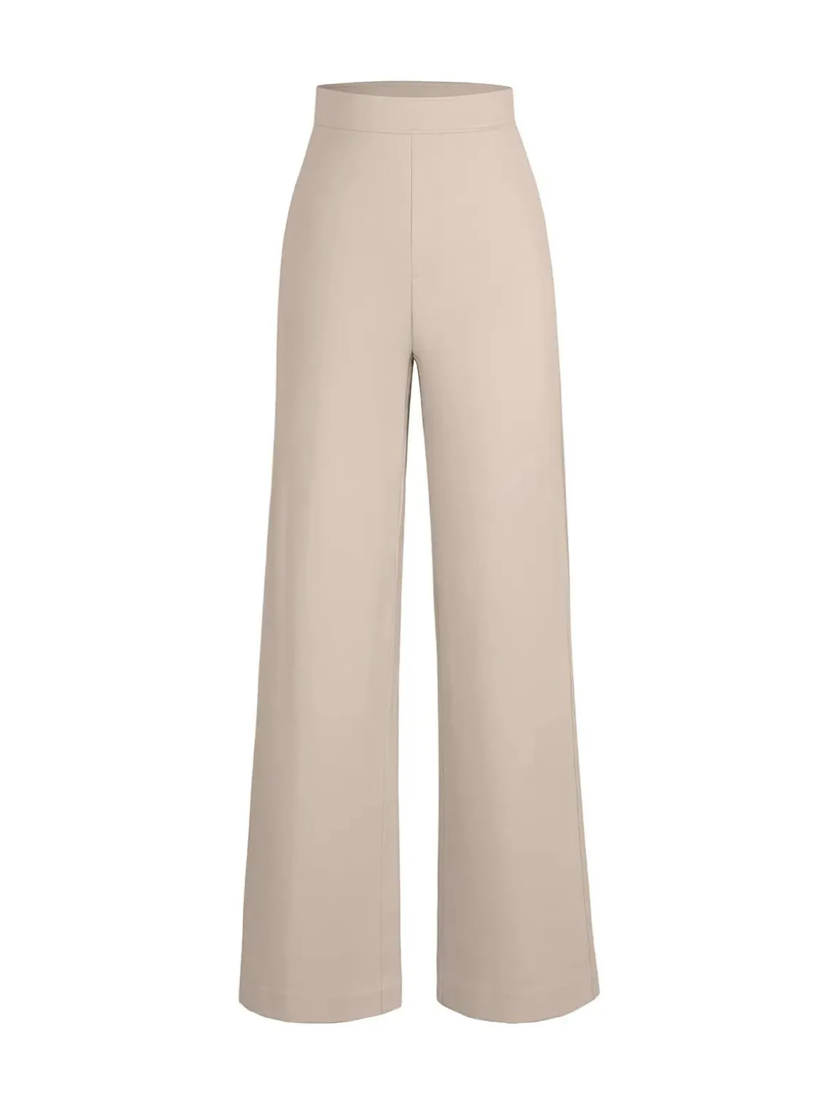 Shapewear Executive High Waisted Wide-Leg Ponte Pants