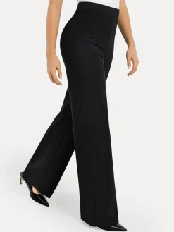 Shapewear Executive High Waisted Wide-Leg Ponte Pants
