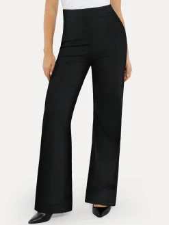 Shapewear Executive High Waisted Wide-Leg Ponte Pants