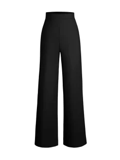 Shapewear Executive High Waisted Wide-Leg Ponte Pants