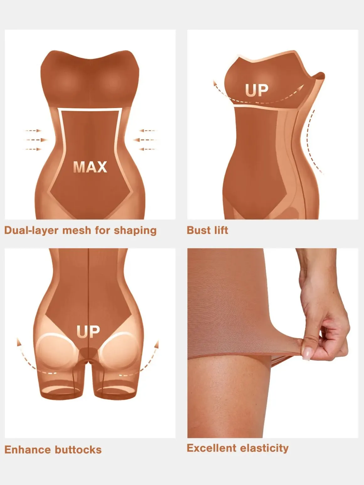 Shapewear Faux Leather Corset Bodice Slimming Jumpsuit
