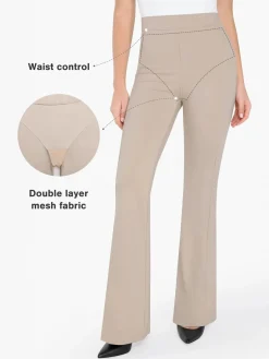 Shapewear Freedom Tummy Control Flare-Leg Ponte Pants