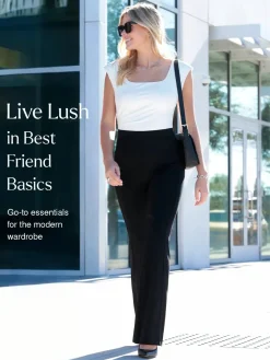Shapewear Freedom Tummy Control Flare-Leg Ponte Pants
