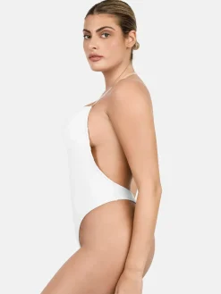 Shapewear Halter Strap Deep U Sculpting Backless Bodysuit