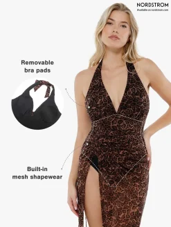 Shapewear Halter Tummy Control One Piece Swimsuit