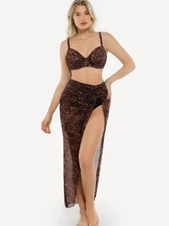 Shapewear Halter Tummy Control Swimsuit And Cover-Up Set