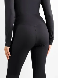Shapewear High Rise Tummy Control Split Hem Flare Leg Pants