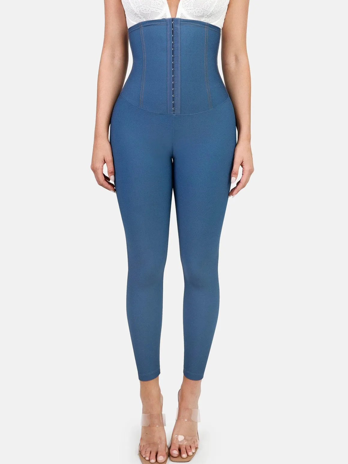 Shapewear High-Waist Tummy Control Denim Leggings