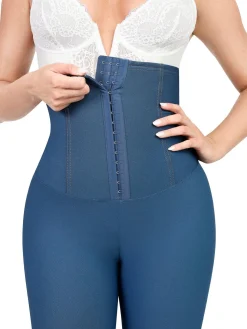 Shapewear High-Waist Tummy Control Denim Leggings