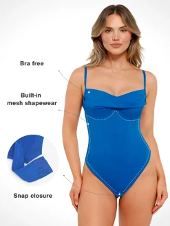 Shapewear Hourglass Corset Bust Draping Bodysuit