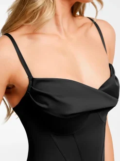 Shapewear Hourglass Corset Bust Draping Bodysuit