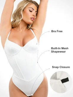 Shapewear Hourglass Corset Maxi Dress or Thong Bodysuit
