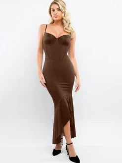 Shapewear Hourglass Corset Maxi Dress or Thong Bodysuit