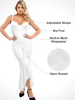 Shapewear Hourglass Corset Mermaid Maxi Dress