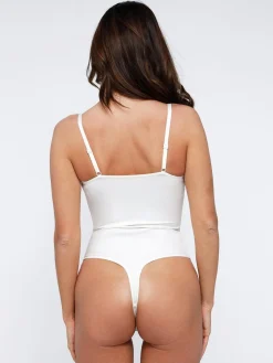 Shapewear Illusion Mesh Slimming Thong Bodysuits