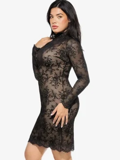 Shapewear 2-in-1 Lace Overlay Sculpting Dress