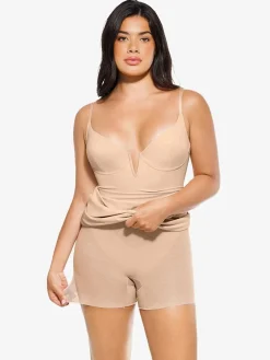 Shapewear 2-in-1 Lace Overlay Sculpting Dress