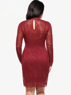 Shapewear 2-in-1 Lace Overlay Sculpting Dress