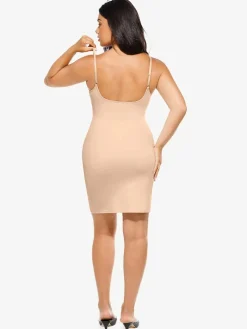 Shapewear 2-in-1 Lace Overlay Sculpting Dress