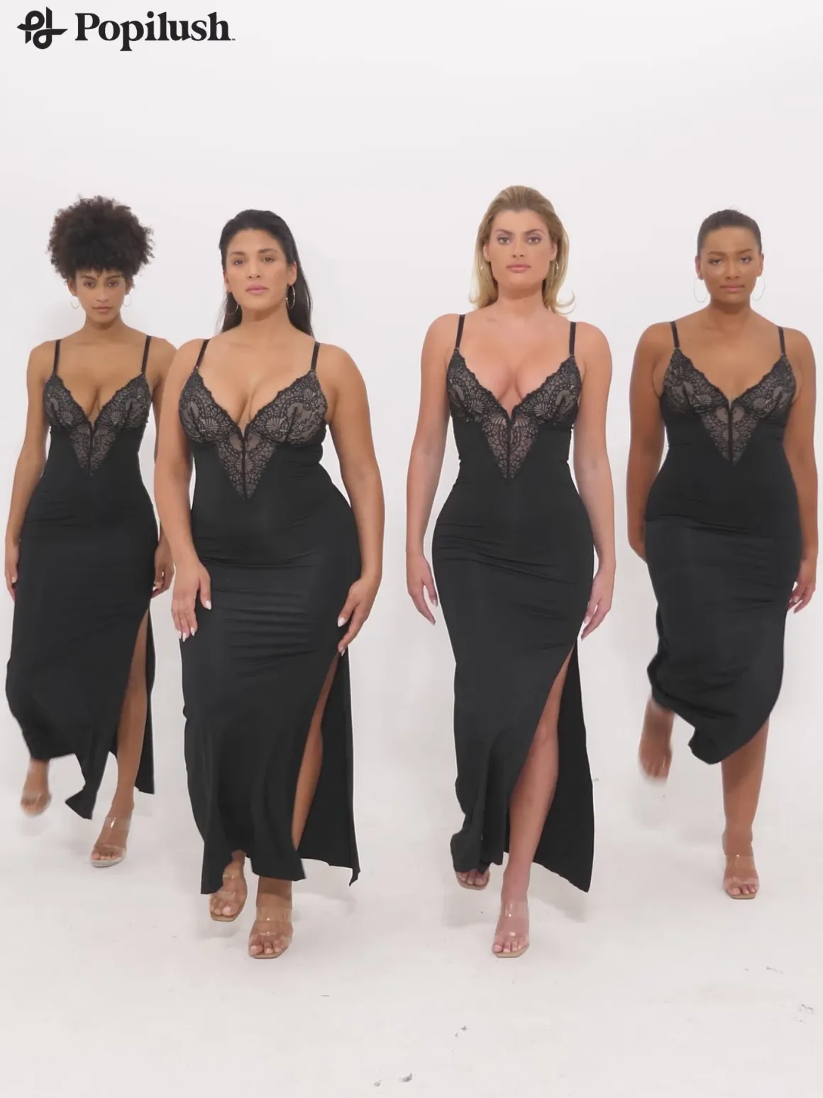 Shapewear Lace Dress Sheer Mesh Cover-Up Set