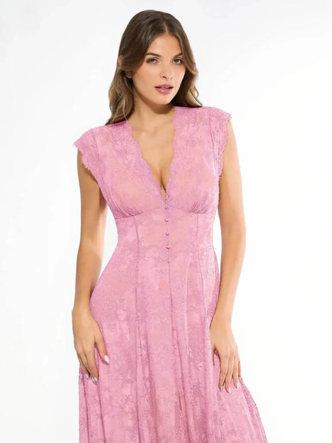 Shapewear Lace Fantasy Mini & Maxi Sculpting Dress Set