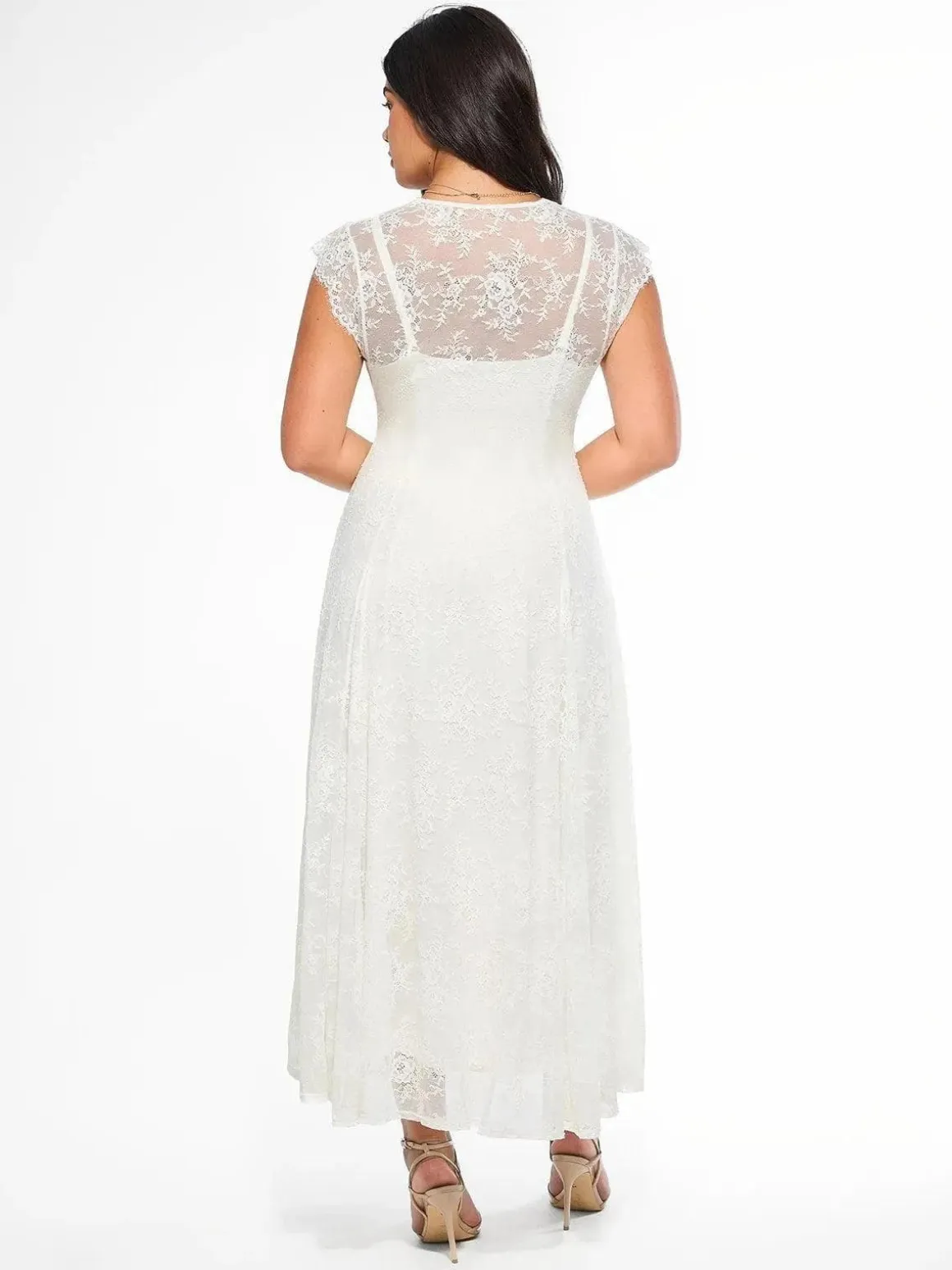Shapewear Lace Fantasy Mini & Maxi Sculpting Dress Set