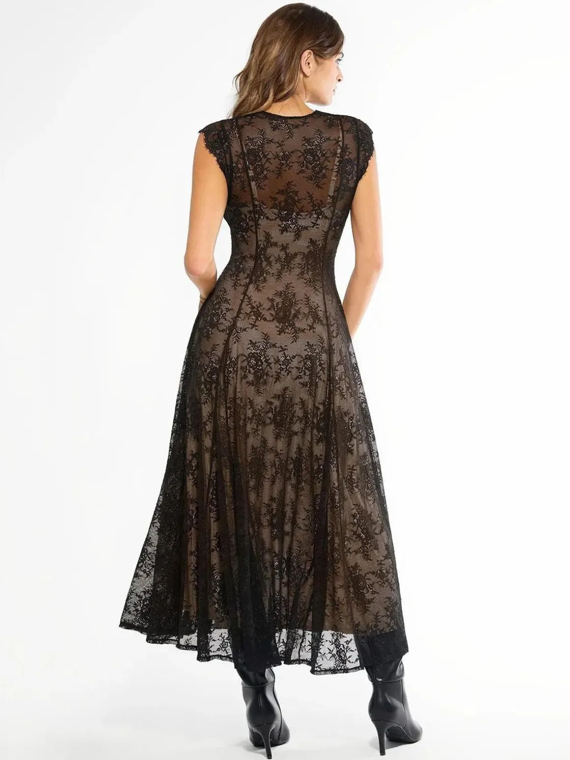 Shapewear Lace Fantasy Mini & Maxi Sculpting Dress Set